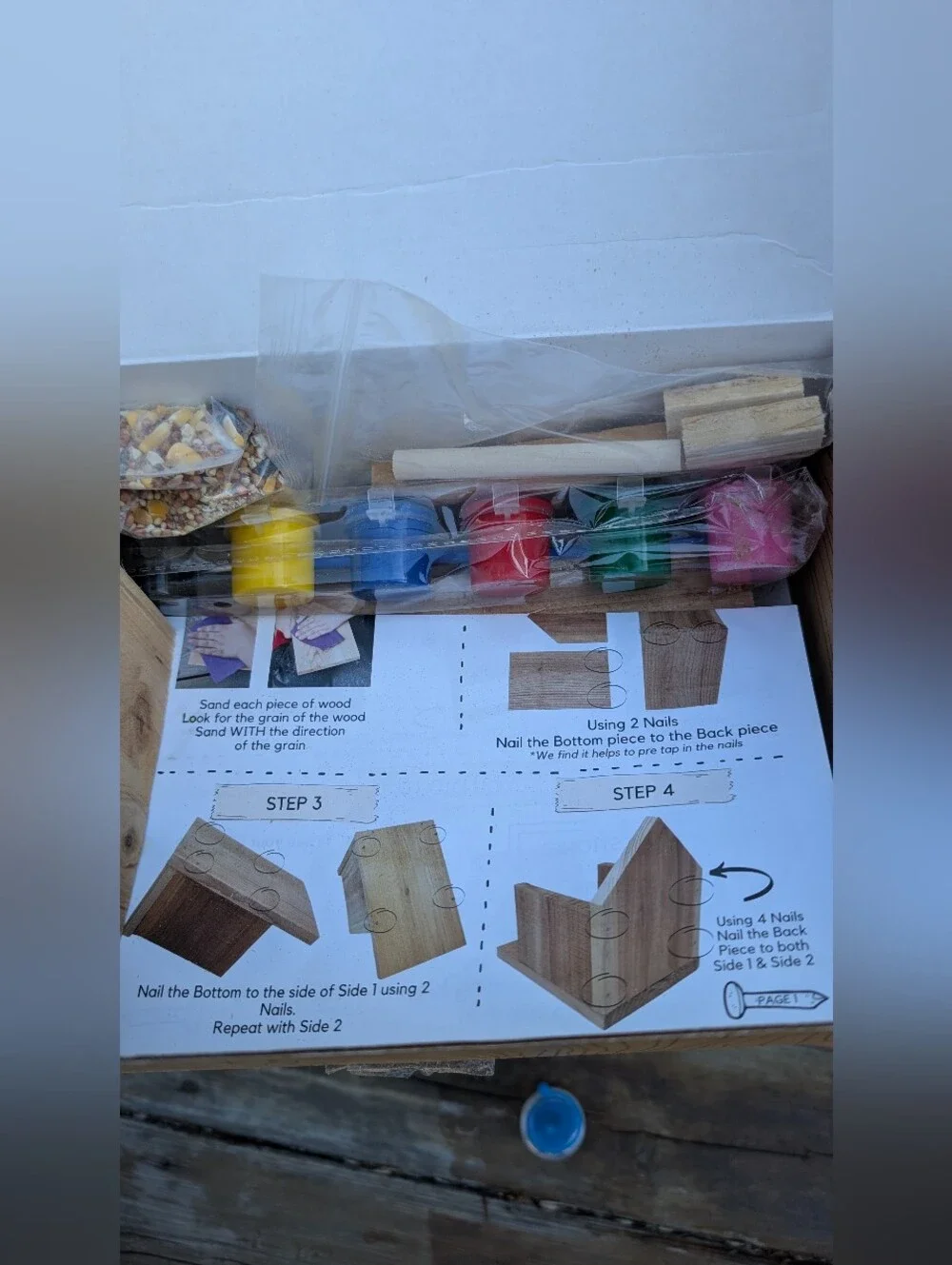 Brand New wooden Spark Jump birdhouse kit for beginners